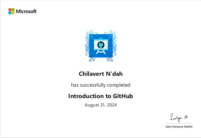 Introduction to GitHub certificate